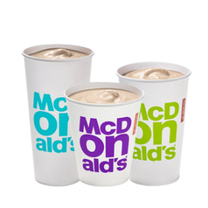 Chocolate Milkshake McDonald's - price, calories